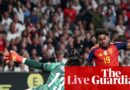 England v Spain: Nations League soccer – stay