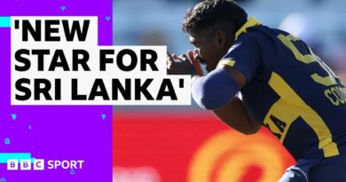 England v Sri Lanka First ODI – Sachindu Colombage bowling on debut