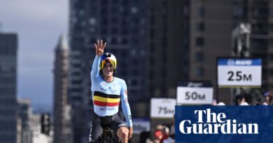 Evenepoel wins fourth globe time-trial title in a row, Reusser retains her crown