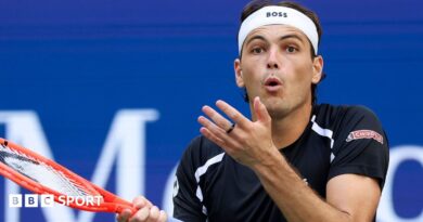 US Open 2026 results: Taylor Fritz and Flavio Cobolli out as six of top 10 men’s seeds fall in first week
