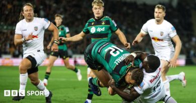 The Prem: Northampton 59-26 Newcastle: Saints rating nine-tries to beat Purple Bulls