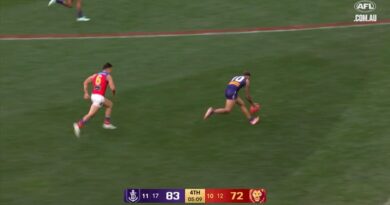 The best choke of all time. Fremantle Dockers cough up 16 level lead inside 4 minutes to lose the AFL Grand Final