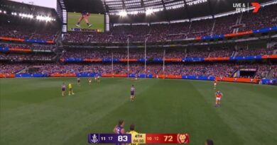 Fremantle have fun 4 minutes too early. They completely fell aside after this and misplaced