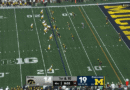 Iowa’s Reece Vander Zee catches the game-winning landing move to beat Michigan