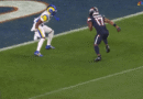 Bo Nix floats not possible move to Jaylen Waddle and converts the two level conversion