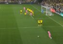 Messi (Inter Miami) free kick in opposition to Columbus Crew.