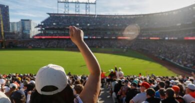 San Francisco Giants’ ‘mother of the yr’ defends husband after clip sparks on-line backlash