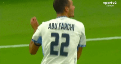 Israel’s Saied Abu Farchi second yellow card in opposition to Austria due to his purpose celebration (56′)