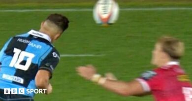 URC: Callum Sheedy ‘header’ goes viral as Cardiff fly-half admits shock