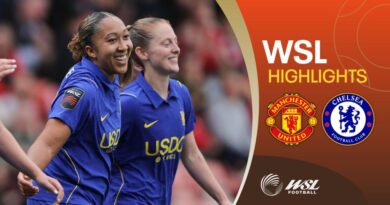 WSL highlights: Manchester United 0-5 Chelsea