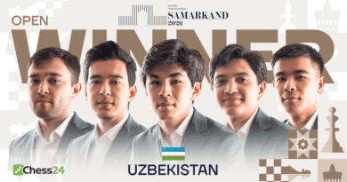 Uzbekistan, China Win 2026 Samarkand Chess Olympiad Gold