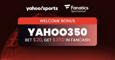 Fanatics Sportsbook promo code YAHOO350: Wager $20, get $350 on NFL Week 2 and Sunday Night time Soccer