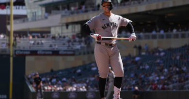 Yankees star Aaron Judge has injection in sore proper calf, making standing for postseason unsure