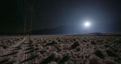 A startup needs to promote daylight at night time. So it lit up Mount Whitney.