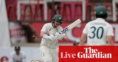 South Africa v Australia: first males’s cricket Test, day two – stay