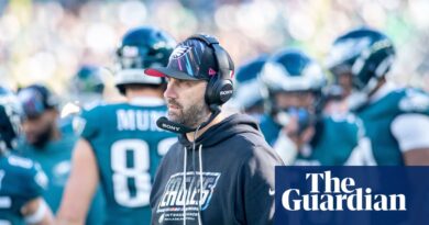 NFL roundup: Panthers pile ache on slumping Eagles; Cardinals shock Rams