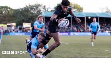 The Prem: Saracens 30-7 Bristol: Noah Calouri scores on Saracens return