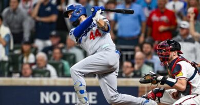Dodgers beat Braves 4-1 to clinch NL Division Series after Pages’ go-ahead single within the seventh