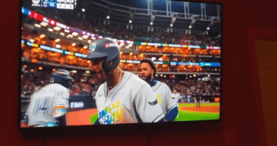 Baseball participant chokes on gum throughout celebration