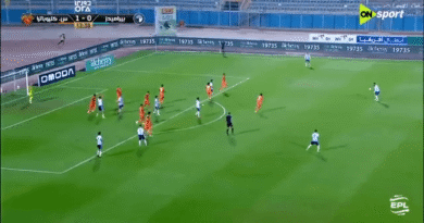Pyramids FC [1] – 1 Ceramica Cleopatra FC – Mostafa Ziko 14′