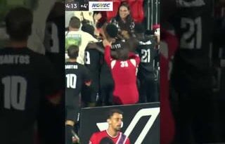 A goalkeeper in USL scores within the remaining seconds of the match to tie the rating