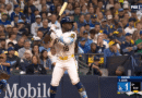 Rookie outfielder Luis Lara hits a single to deliver house Garrett Mitchell and provides the Brew Crew the Lead