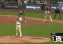 The Padres’ Ty France has a possible game-winning dwelling run hit the roof (and is due to this fact nonetheless in play) in Milwaukee, and Jackson Chourio is ready to make the catch. Brewers win within the subsequent at bat.