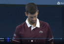 After a pair hours of high-quality tennis, Daniil Medvedev hits a ball in anger, injuring a spectator, and is defaulted. Djokovic emerges victorious