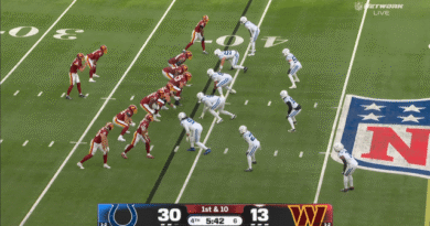 QB Athan Kaliakmanis’ Pass Gets Deflected, Picked, Deflected Again, & Caught for a 1st Down All in 1 Play!