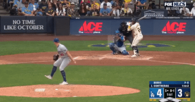 William Contreras, affectionately known as "Wild Bill" by Brewers followers, Ties the sport once more with a solo Home Run