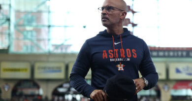 Houston Astros half methods with supervisor Joe Espada