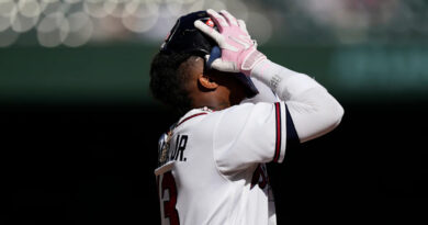 Ronald Acuña Jr. flails as Braves fall to Dodgers, and troublesome questions are coming in Atlanta: ‘I did nothing to assist the group’