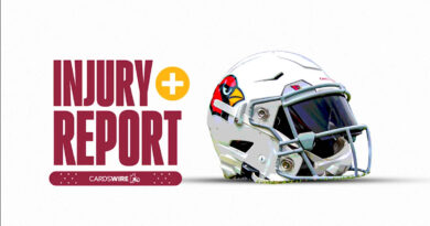Arizona Cardinals harm report: 3 gamers restricted