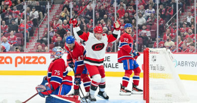 Hurricanes 6, Canadiens 4