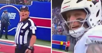 NFL suspends official who was caught swearing at participant throughout sport