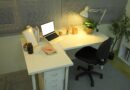 L-Shaped Desk Works for Focused, Organized Work