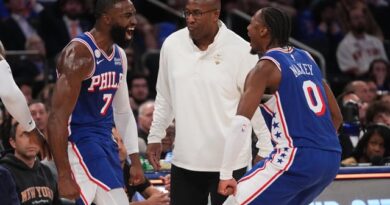Lebron James’ Sixers defeat defending champion Knicks in Season opener.